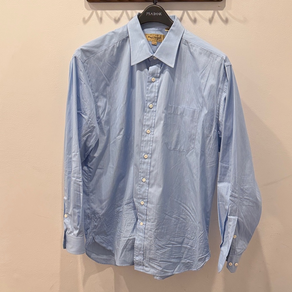 EUC Paul Stuart Light Blue Dress Shirt